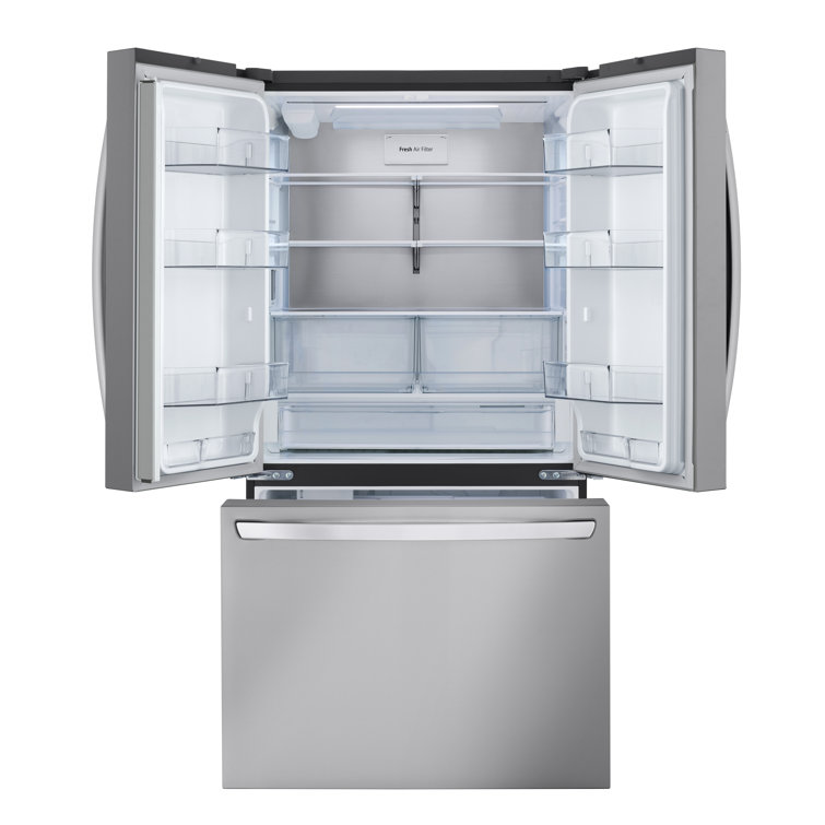 27 Cu. Ft. Stainless Steel Smart French Door Refrigerator with Ice Maker