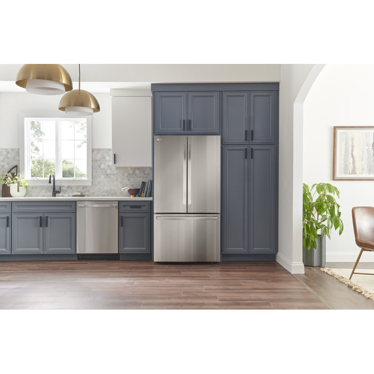 27 Cu. Ft. Stainless Steel Smart French Door Refrigerator with Ice Maker