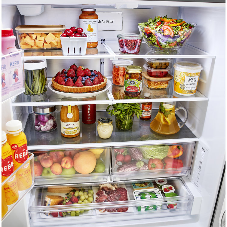 27 Cu. Ft. Stainless Steel Smart French Door Refrigerator with Ice Maker