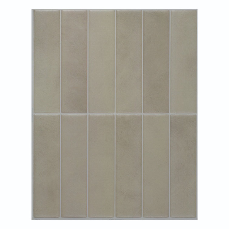 Peel and Stick Gel Backsplash Tile Morocco 11.5'' x 9'' (Set of 4)