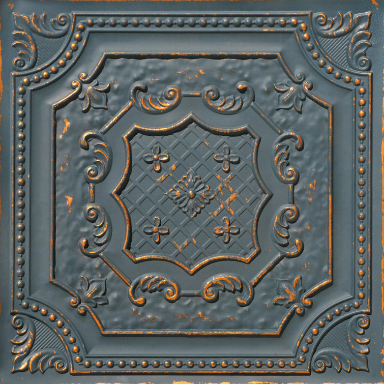 Graphite Gold 24'' Square PVC Ceiling Tile