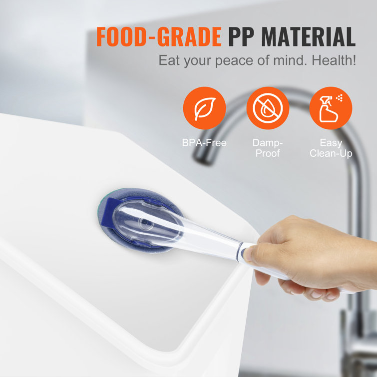 White BPA-Free Rectangular Plastic Food Storage Containers Set