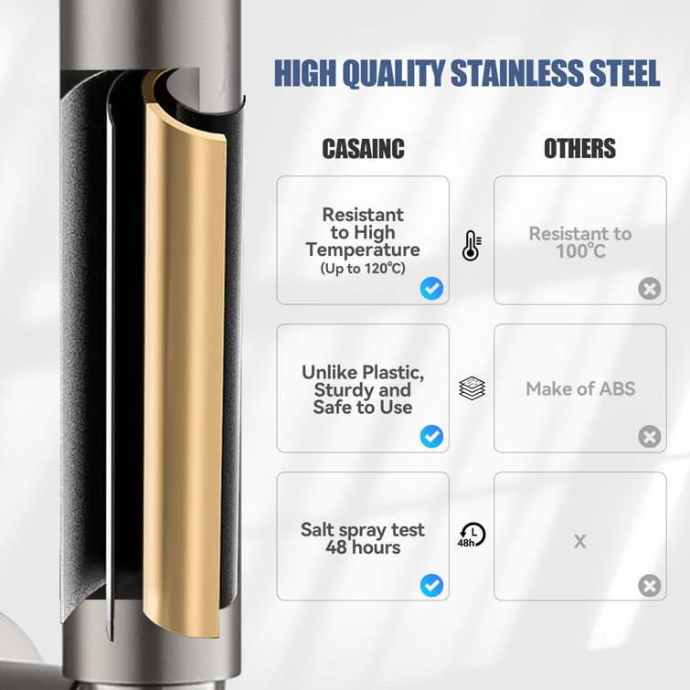 Brushed Nickel 10-Inch Rain Shower System with Handheld Spray
