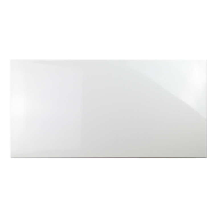 Silom Glossy White 12" x 24" Textured Wall Tile