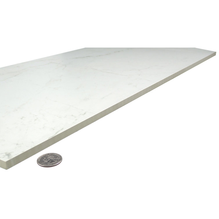 Large White Matte Porcelain Rectangle Tile with Water Protection