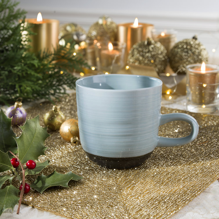 Diana 16 Piece Coastal Porcelain Dinnerware Set