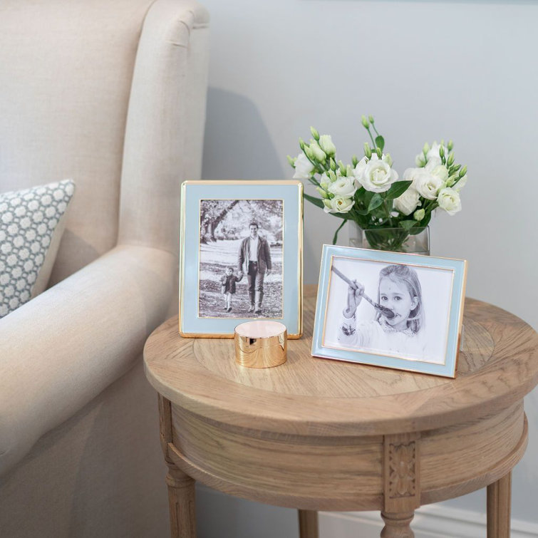 Silver 8x10 Classic Tabletop and Wall Picture Frame