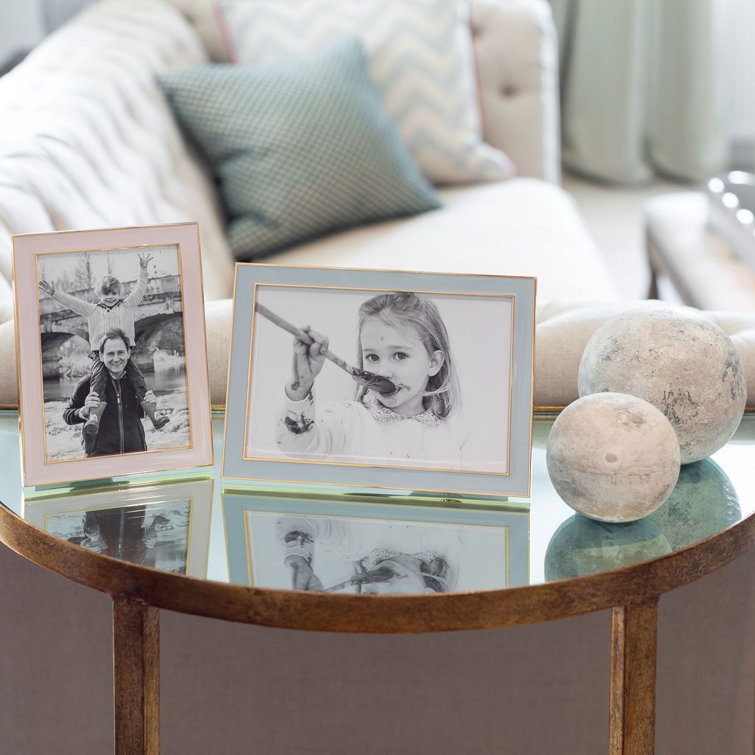 Silver 8x10 Classic Tabletop and Wall Picture Frame