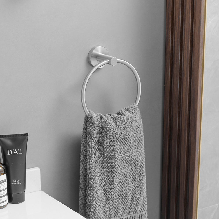 Brushed Nickel 4-Piece Bathroom Hardware Set