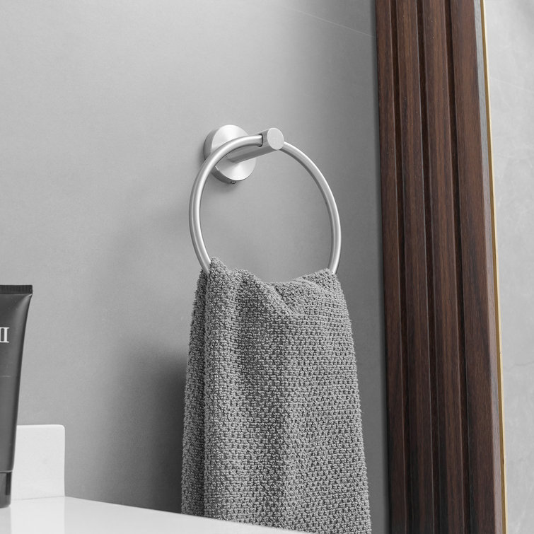 Brushed Nickel 4-Piece Bathroom Hardware Set