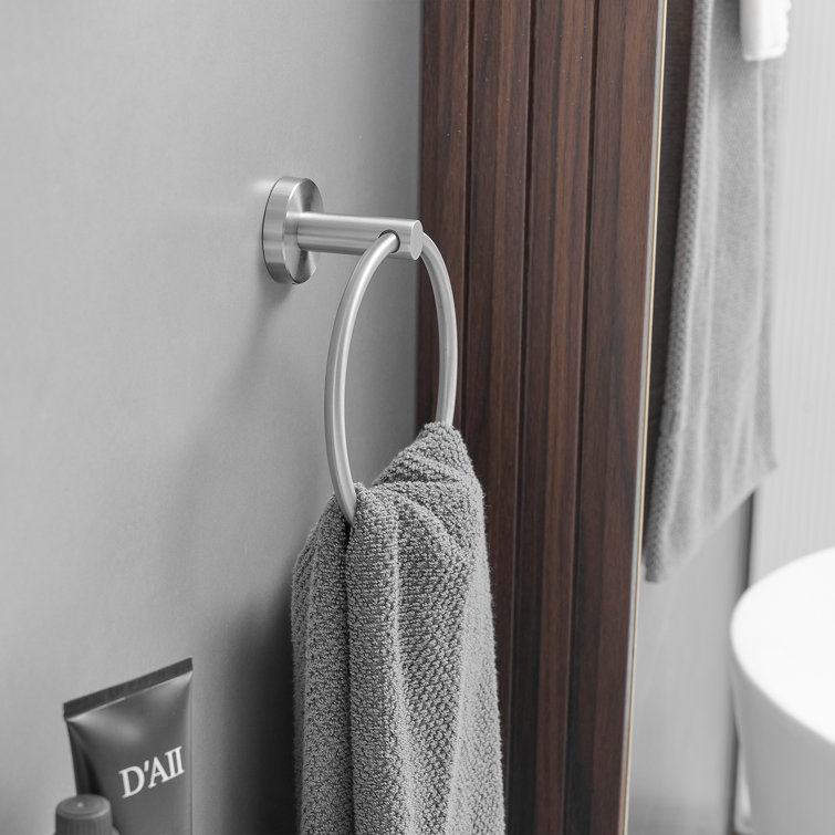 Brushed Nickel 4-Piece Bathroom Hardware Set