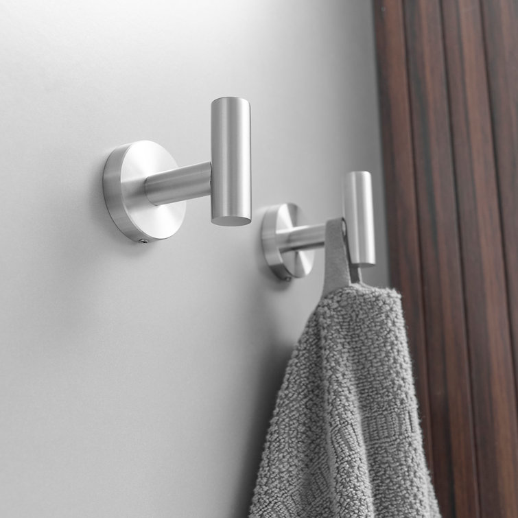 Brushed Nickel 4-Piece Bathroom Hardware Set