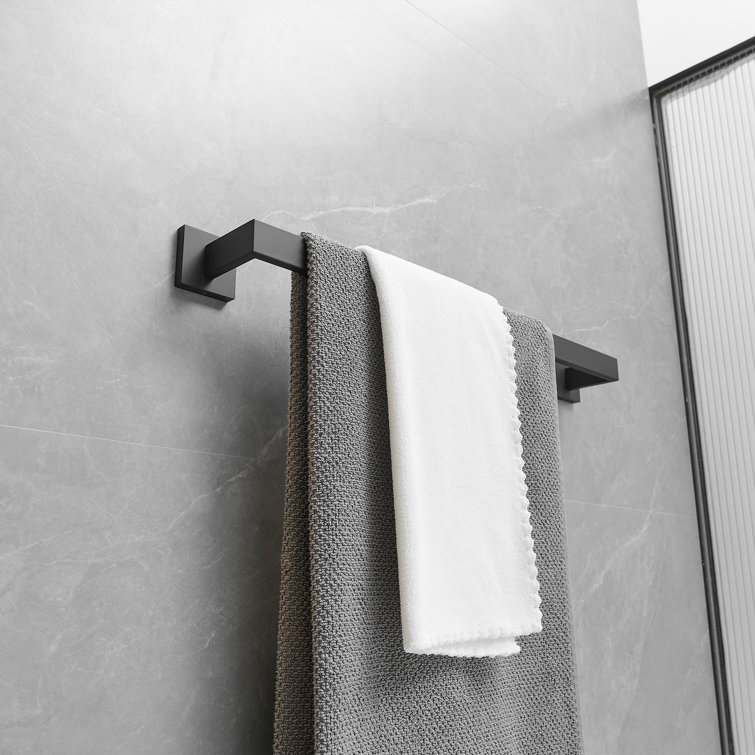 Matte Black Stainless Steel 4-Piece Bathroom Hardware Set