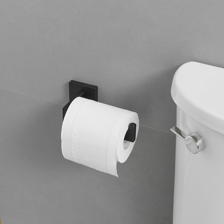 Matte Black Stainless Steel 4-Piece Bathroom Hardware Set
