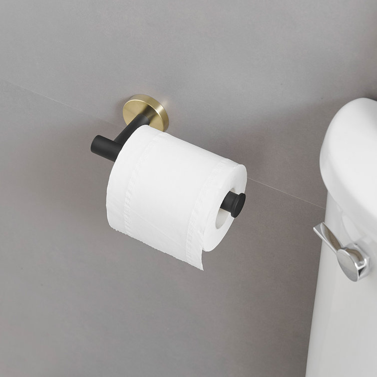 Black and Gold Stainless Steel 24'' Bathroom Hardware Set