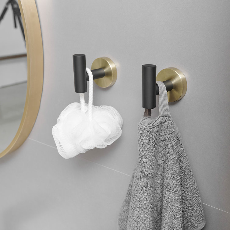 Black and Gold Stainless Steel 24'' Bathroom Hardware Set