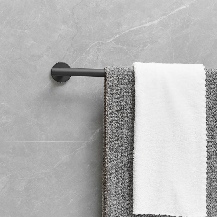 Matte Black Stainless Steel 6-Piece Bathroom Hardware Set