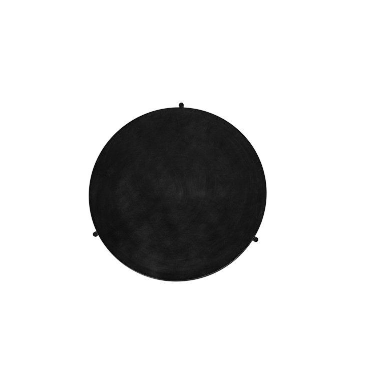Harrison Steel Legs and Concrete Surface Round Coffee Table