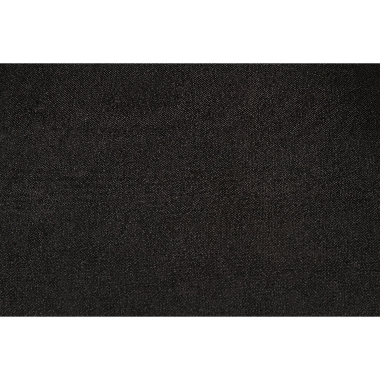 Dark Gray Polyester Upholstered Armchair with Wood Frame