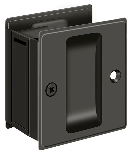 Oil Rubbed Bronze Solid Brass Passage Pocket Door Lock