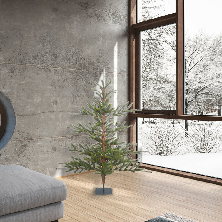 5' Green Pine Artificial Christmas Tree with Metal Stand