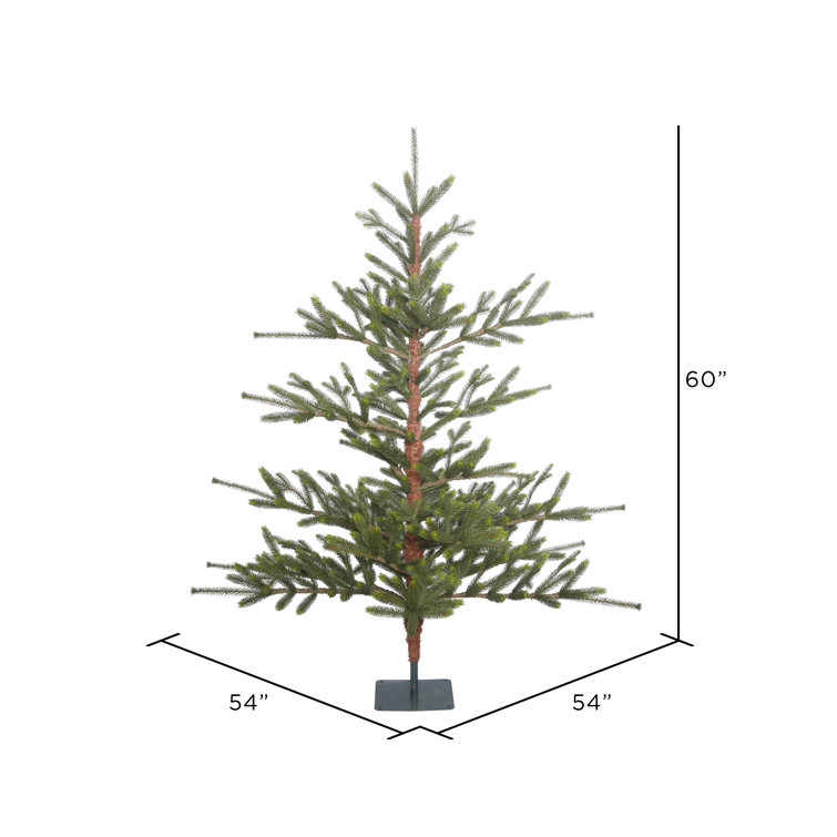 5' Green Pine Artificial Christmas Tree with Metal Stand