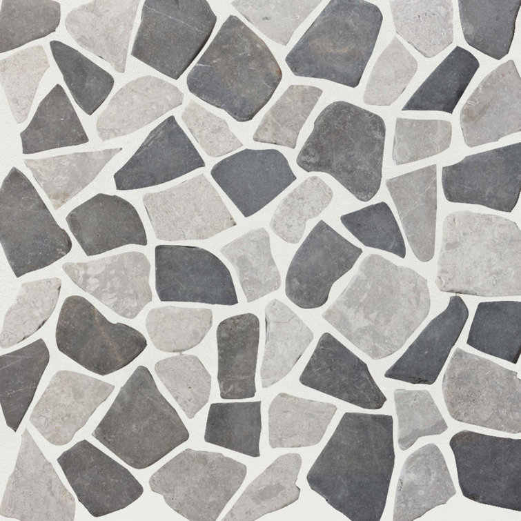 Stone Gray Natural Marble Mosaic Tile for Kitchen and Bathroom