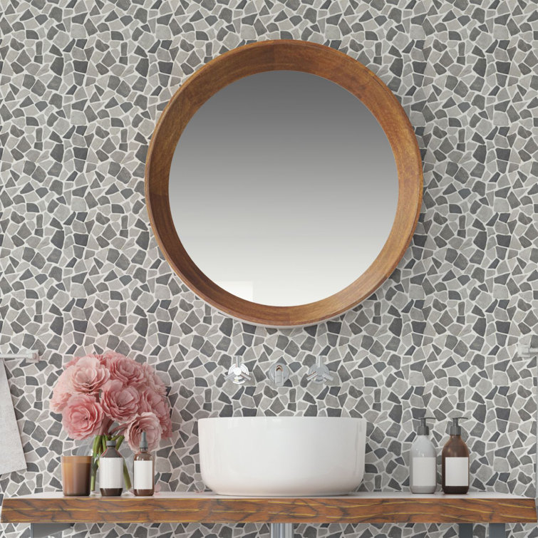 Stone Gray Natural Marble Mosaic Tile for Kitchen and Bathroom