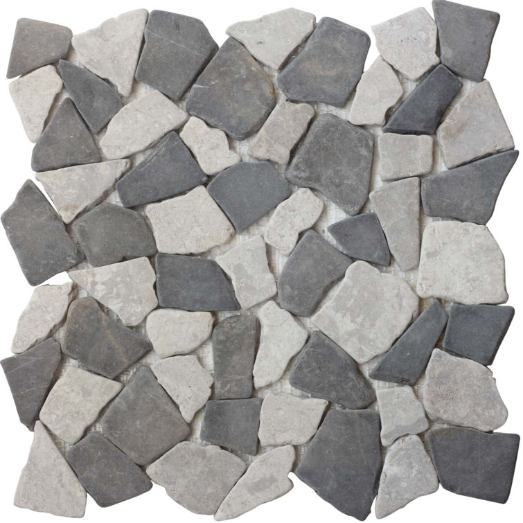 Stone Gray Natural Marble Mosaic Tile for Kitchen and Bathroom