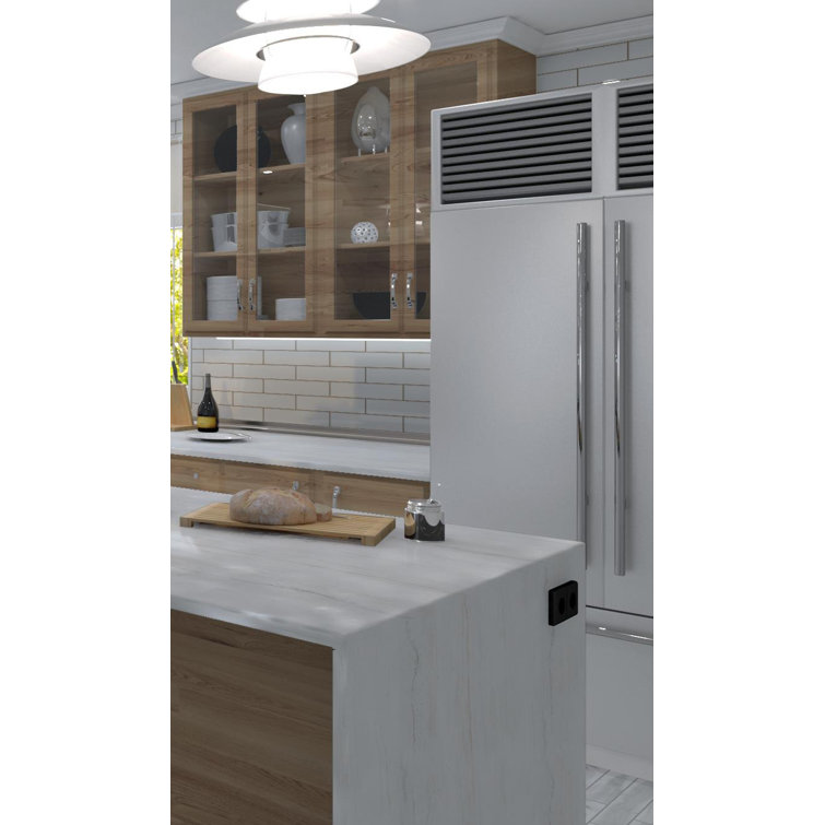 Kwiet 3" x 14" Polished White Glass Subway Tile