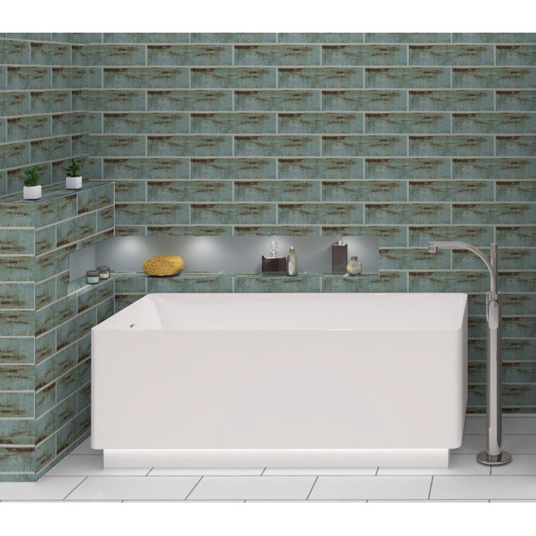 Serenite 4" x 16" Dane Porcelain Vintage Subway Tile