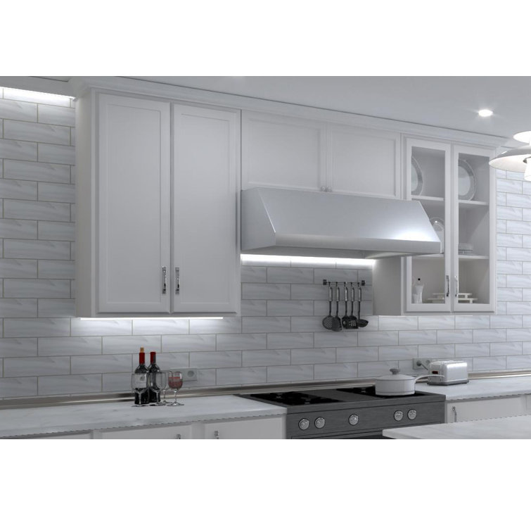 Doric 4" x 12" Matte White Ceramic Subway Wall Tile