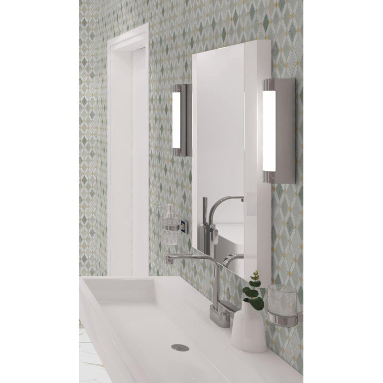 Victory 12'' x 12'' Marble Diamond Mosaic Tile in Matte Finish