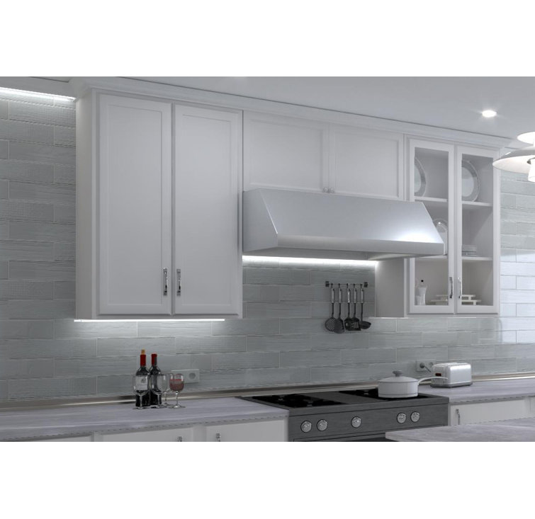 Perfecto Marvelli 4'' x 16'' Gray Ceramic Subway Tile