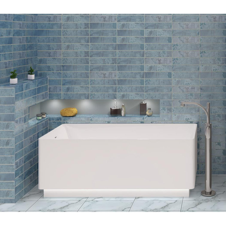 Splash Neptune Blue 3" x 12" Glazed Ceramic Subway Tile
