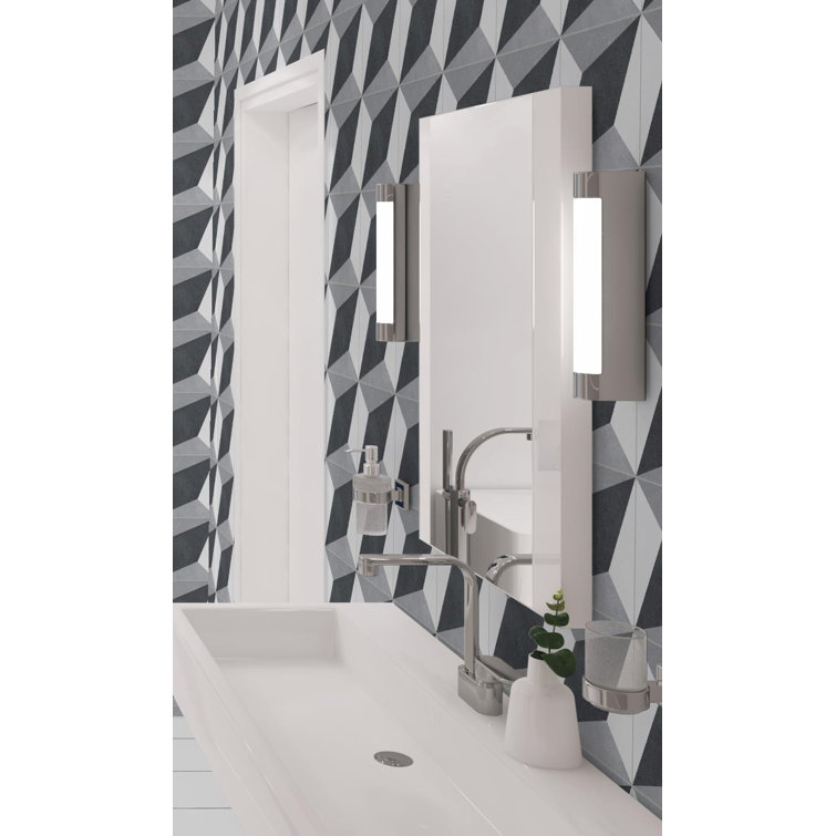 Luv Tender 8" Gray Glazed Porcelain Tile