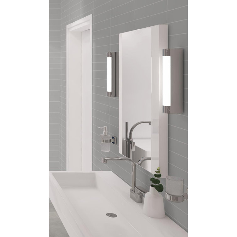 Teva 3" x 16" Glossy Gray Porcelain Subway Tile
