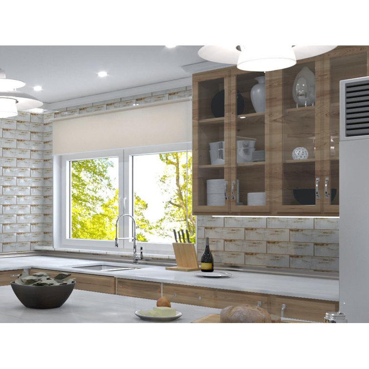 Serenite 4" x 16" Glazed Blue Porcelain Subway Wall Tile