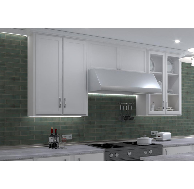 Uno 3" x 16" Blue Glazed Porcelain Subway Tile