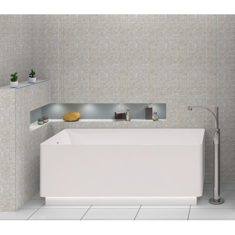Otzar 12" x 12" Brown Shell Mosaic Tile