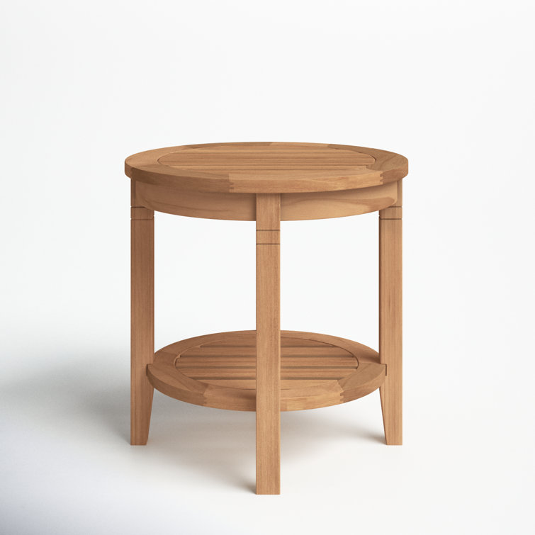 Colden Teak Outdoor Side Table