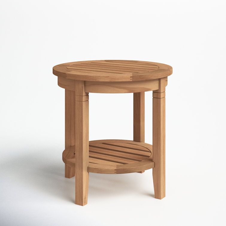 Colden Teak Outdoor Side Table