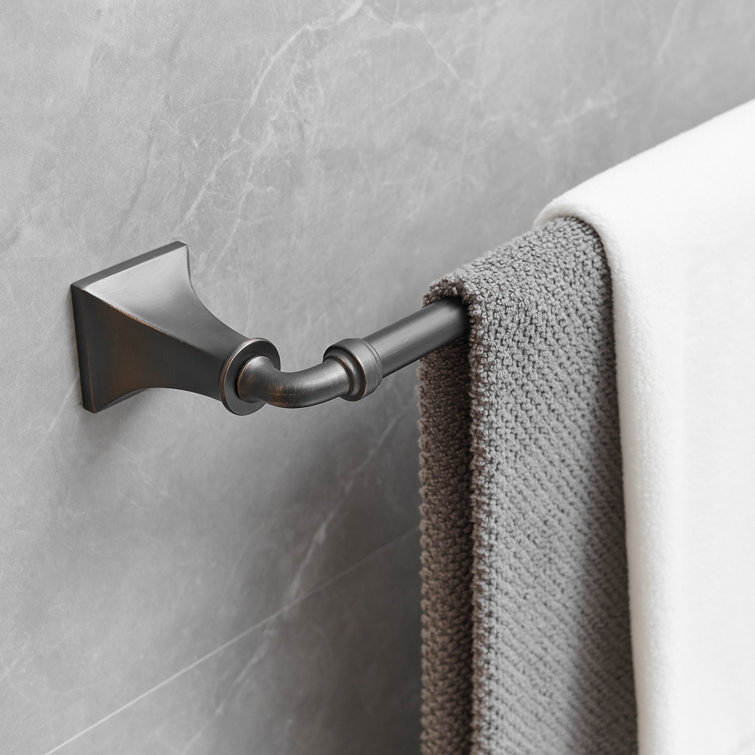 Oil-Rubbed Bronze 24-Inch Metal Bathroom Hardware Set