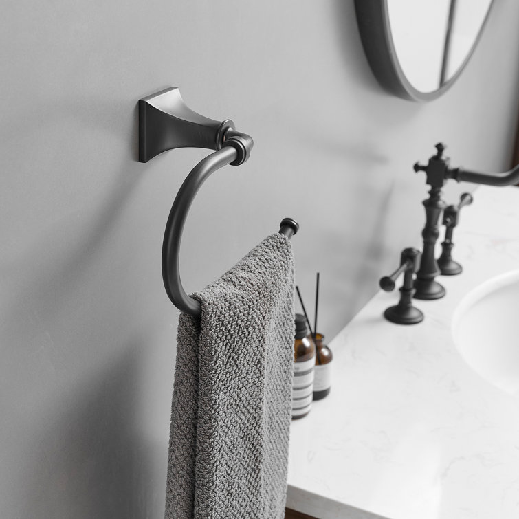 Oil-Rubbed Bronze 24-Inch Metal Bathroom Hardware Set
