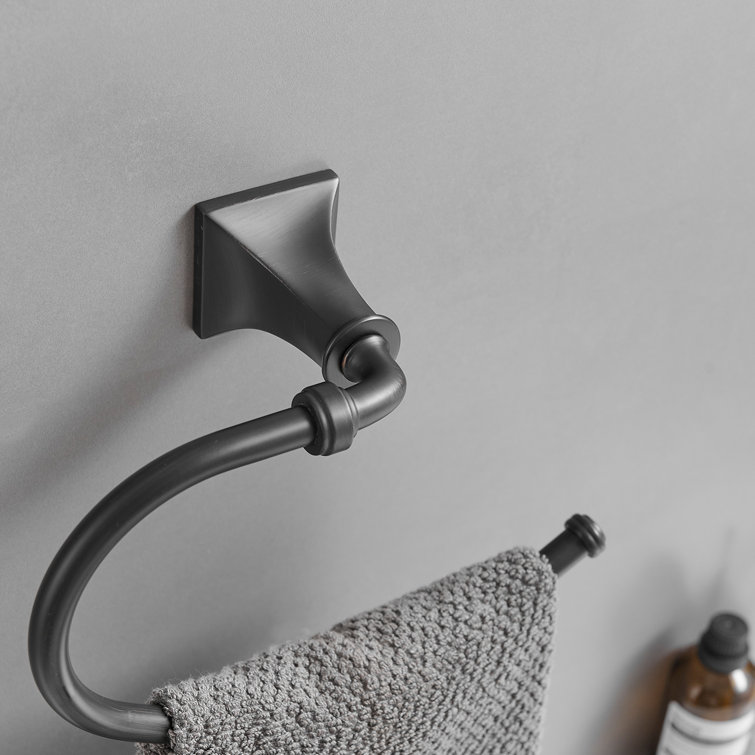 Oil-Rubbed Bronze 24-Inch Metal Bathroom Hardware Set