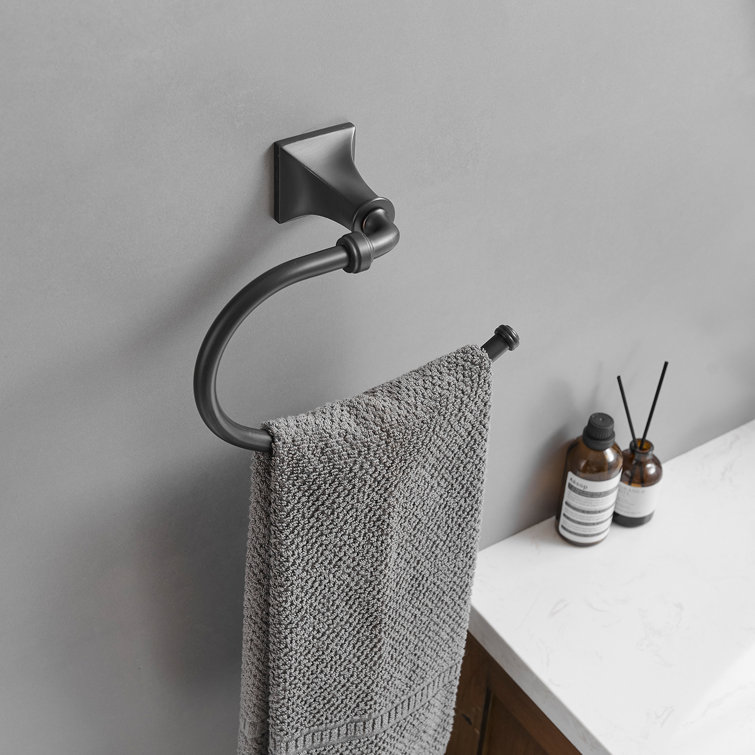 Oil-Rubbed Bronze 24-Inch Metal Bathroom Hardware Set