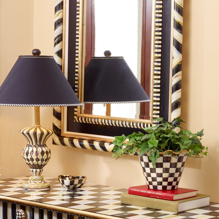 Kids Classic Gold-Leaf Beveled Wood Mirror 25.5'' x 14.25''