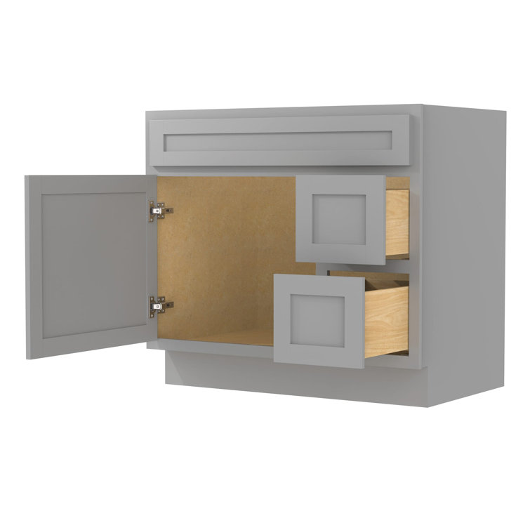 Gray 36'' Single Freestanding Bathroom Vanity Base