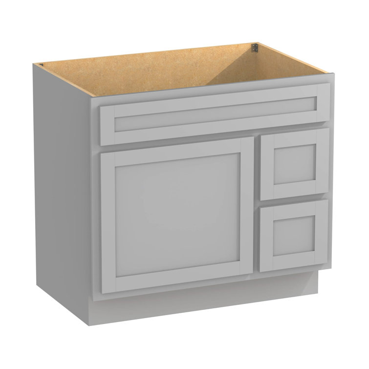 Gray 36'' Single Freestanding Bathroom Vanity Base