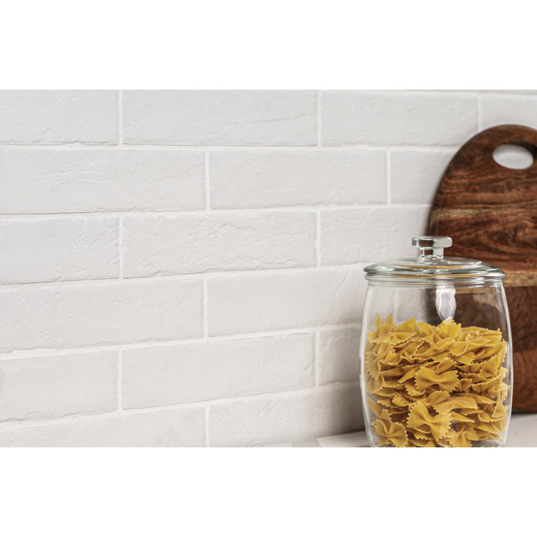 Capella Ivory Matte Porcelain Brick Wall and Floor Tile